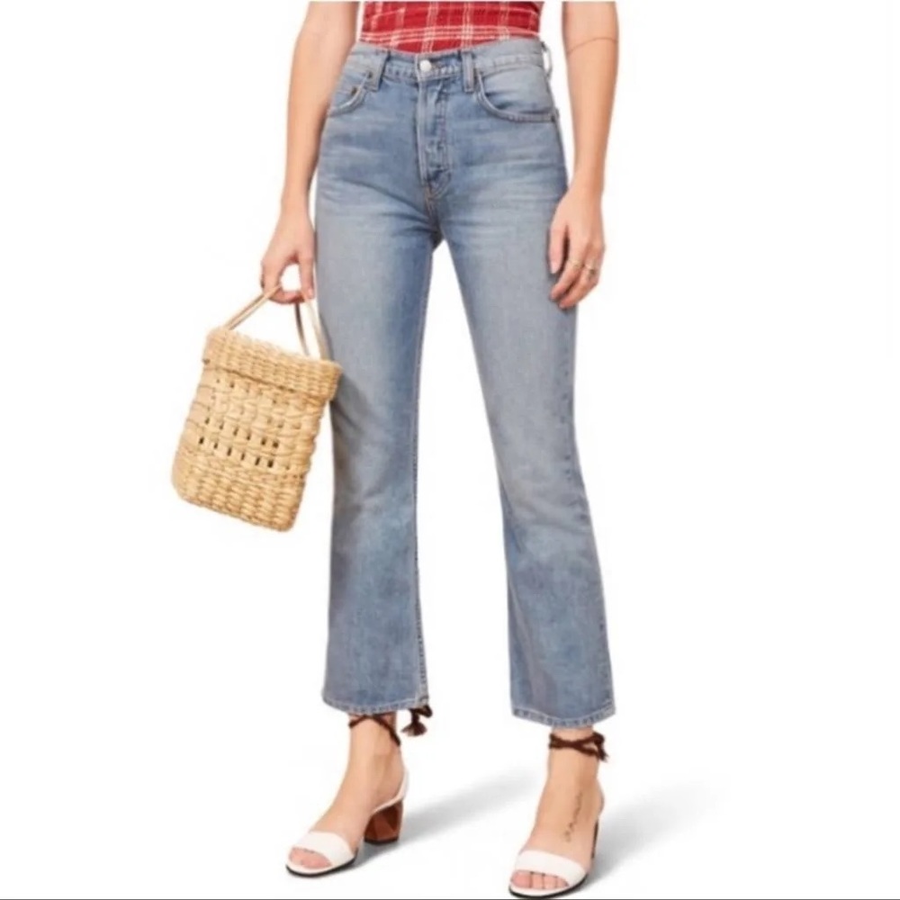Reformation jordi kick flare jeans